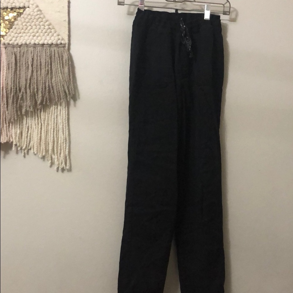 Black jogger size small